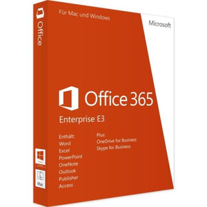 Microsoft Office 365 Enterprise E3 1Year Subscription For 5 PC, MAC Phone Tablet