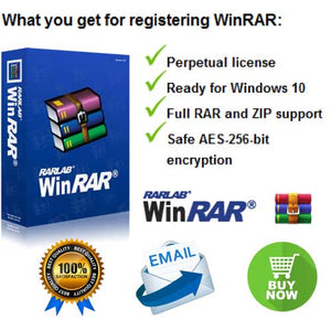 WinRar 5.61 Archiver Extractor KEY with Your Name Lifetime license Win Rar 2019
